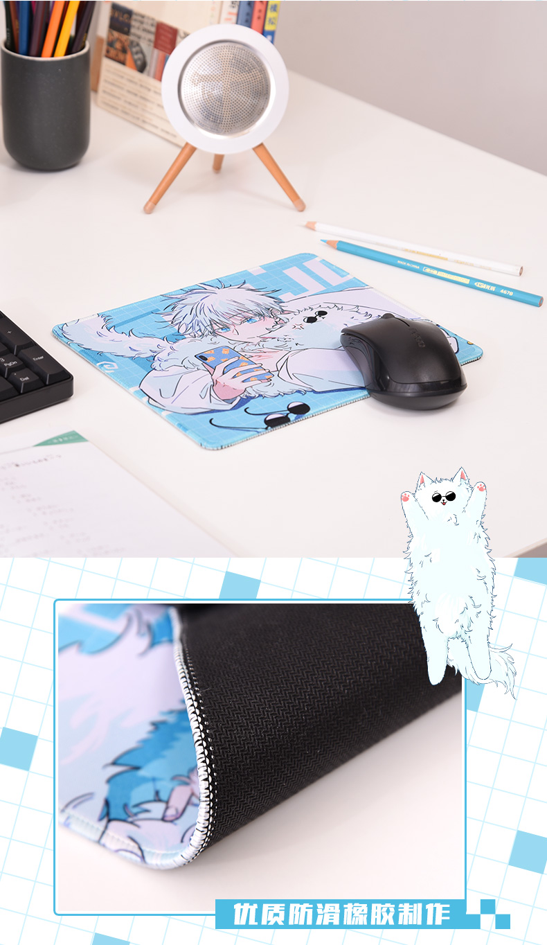 แผ่นรองเมาส์ ลาย Gojo Satoru จากเรื่อง Jujutsu Kaisen มหาเวทย์ผนึกมาร