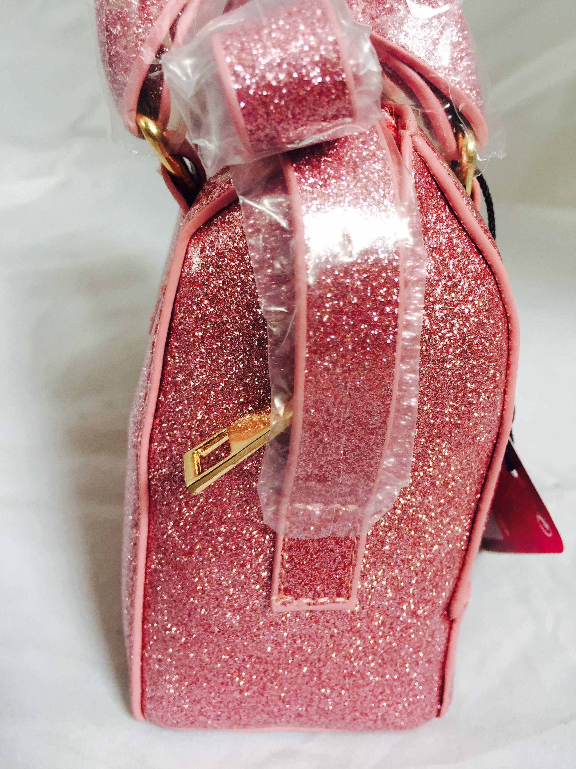 Primark Mini Pink All Over Glitter Bags