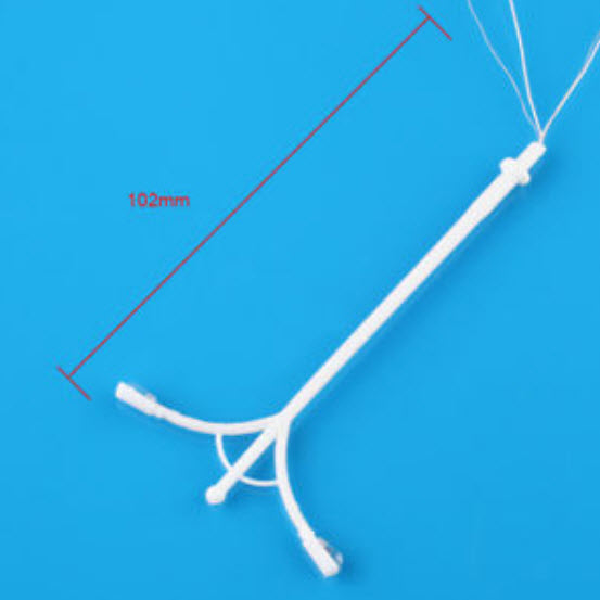 เสาไฟถนนสองกิ่ง 6V สูง 10 ซ.ม. (สเกล 1:100) / 5 ต้น