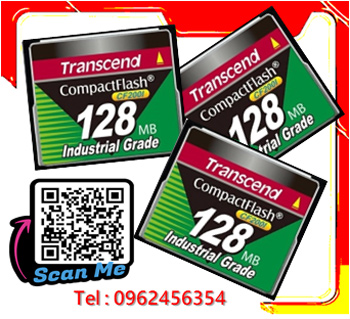 TransCend, Compact Flash Card, CF Card,128Mb,CF200i,Industrial Grade,Industrial Temp,TS128MCF200I