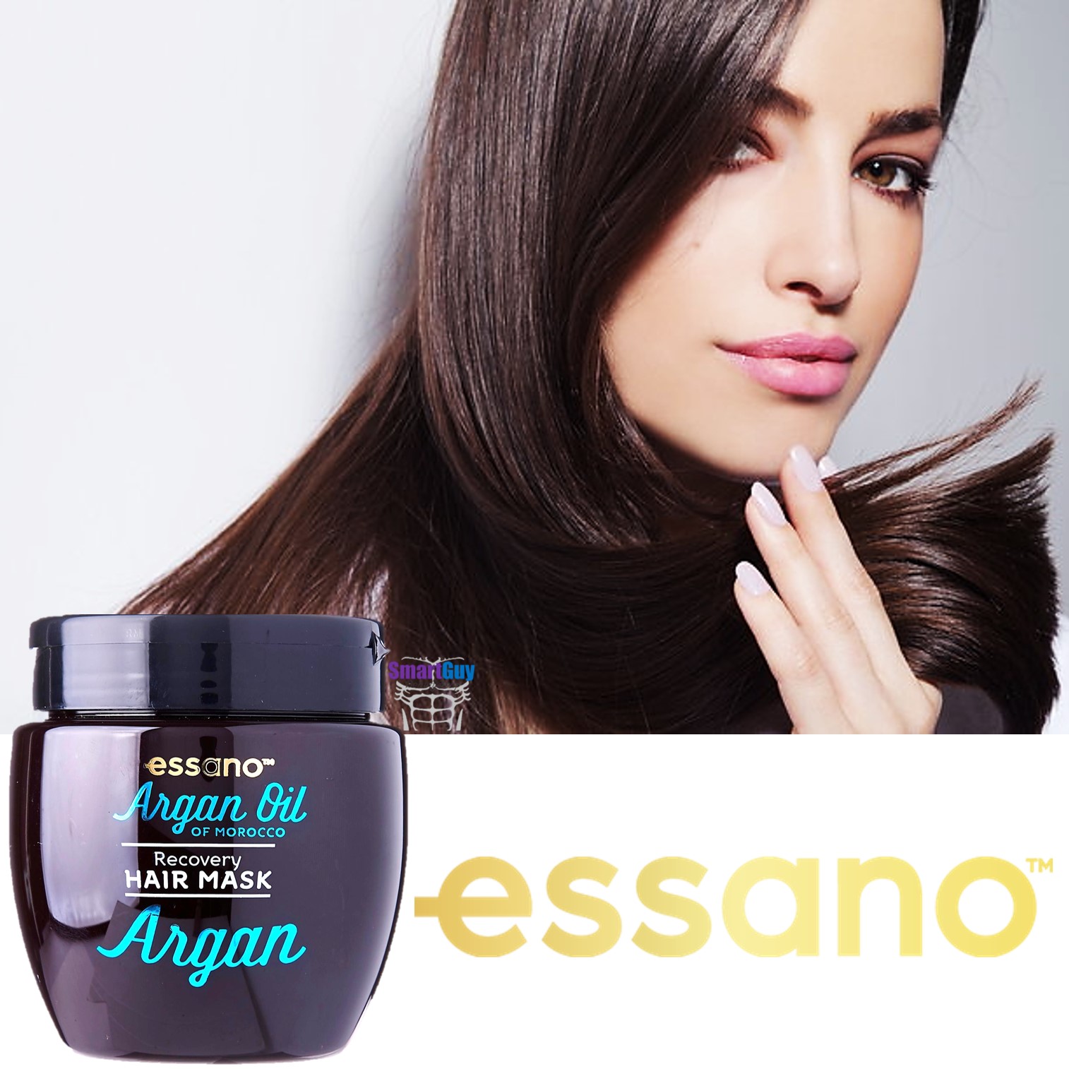 ESSANO Argan Oil Of Morocco Recovery Hair Mask 200ml. ผลิตภัณฑ์มาส์คบำรุงฟื้นฟูสภาพเส้นผมและหนังศีรษะสูตรพรีเมี่ยมของแท้จากนิวซีแลนด์