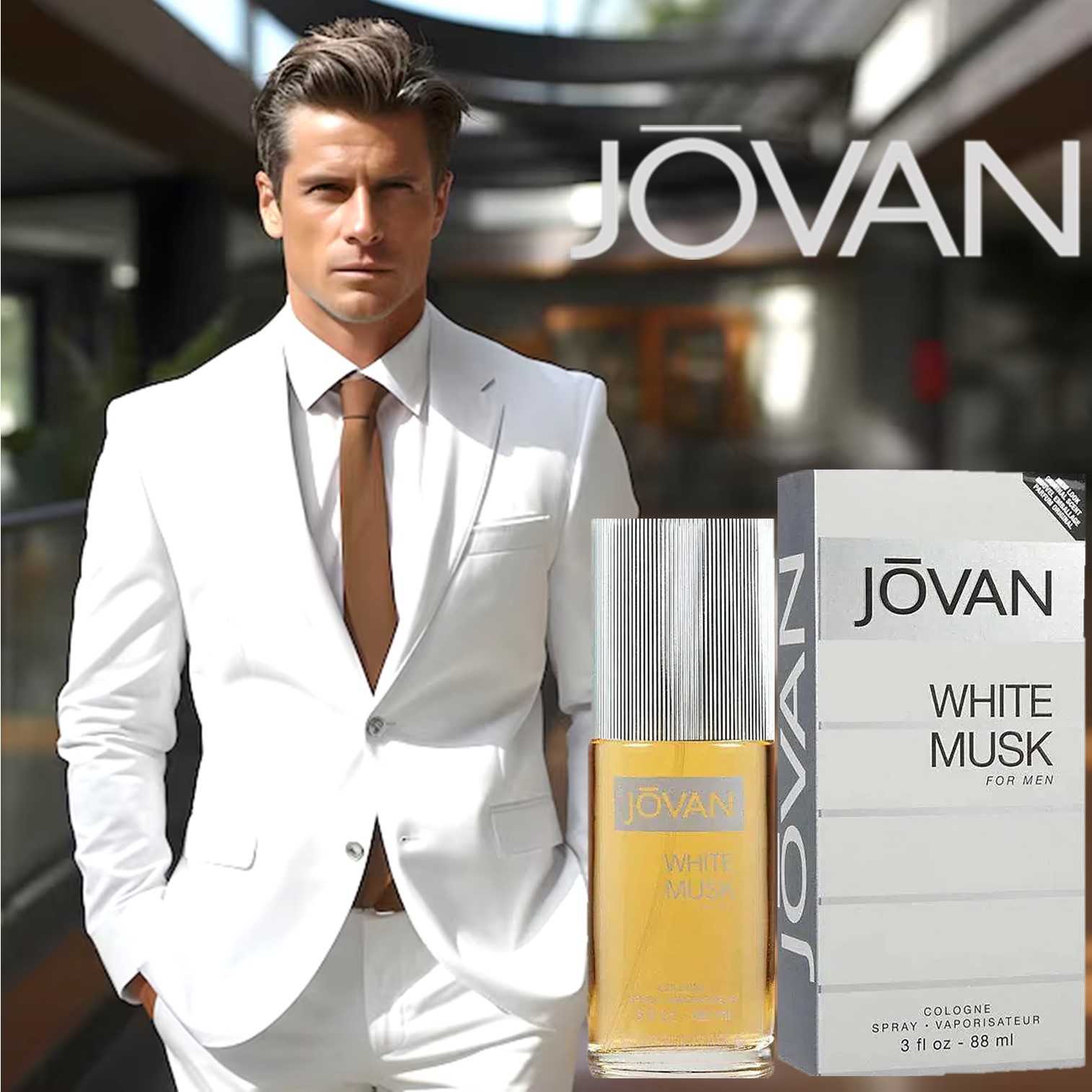 Jovan White Musk For Men Cologn 88ml น้ำหอมผู้ชายกลิ่นสุดคลาสสิคจากต่างประเทศของแท้พร้อมส่ง