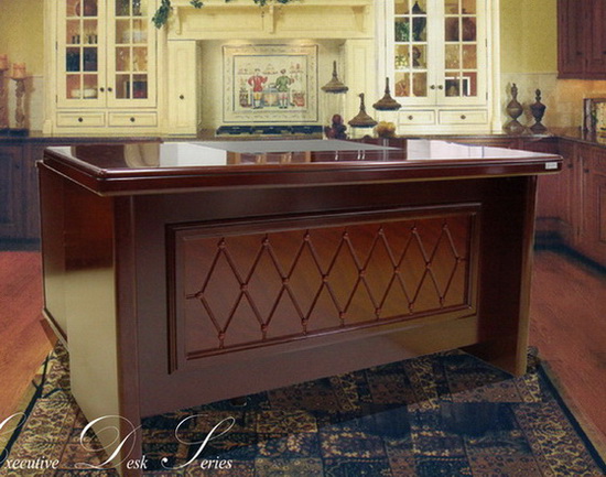 โต๊ะทำงานผู้บริหาร ตัวแอล รุ่น Jacky ขนาด 1.40 เมตร