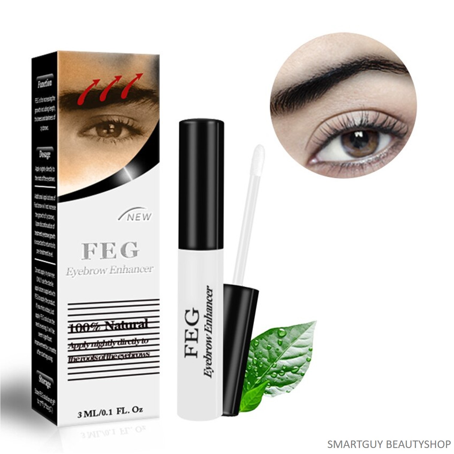 FEG Eyebrow Enhancer Growth Treatment Serum 3ml เซรั่มบำรุงและกระตุ้นการขึ้นใหม่ของคิ้วได้อย่างเป็นธรรมชาติ