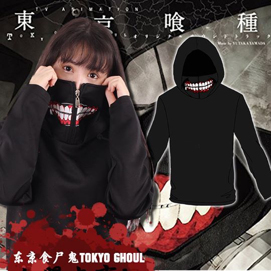 เสื้อกันหนาว ลาย tokyo ghoul