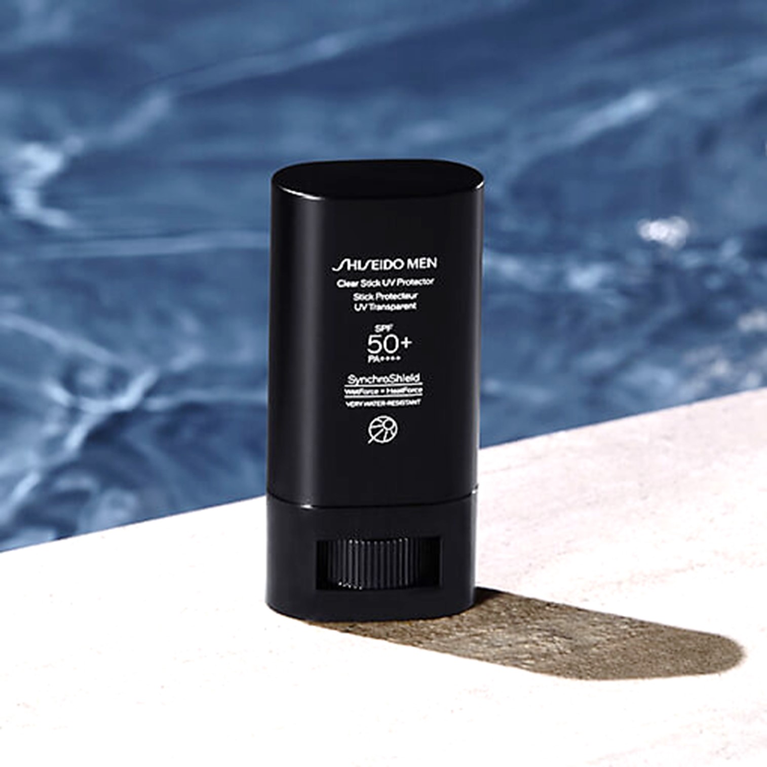 Shiseido Men Clear Stick UV Protector SPF50 PA++++ 20g ผลิตภัณฑ์ป้องกันแสงแดดแบบแท่งสำหรับผิวหน้าสูตรสำหรับผู้ชายจากญี่ปุ่นของแท้พร้อมส่ง