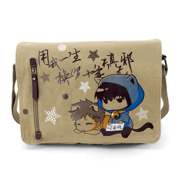 กระเป๋าสะพายผ้าใบ ลาย Daomu note