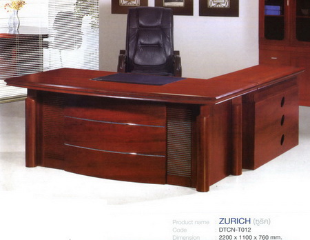 โต๊ะทำงานผู้บริหาร Zurich 2.20 เมตร