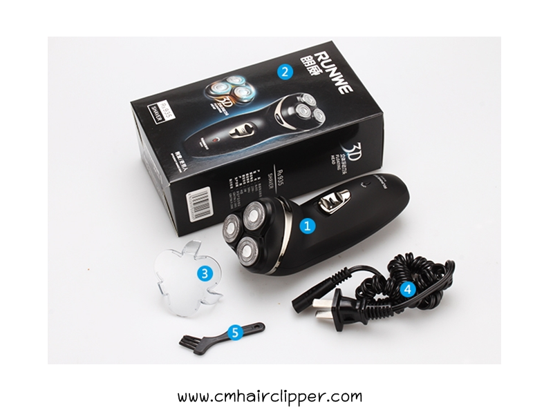 เครื่องโกนหนวดไฟฟ้า Runwe 3 Head