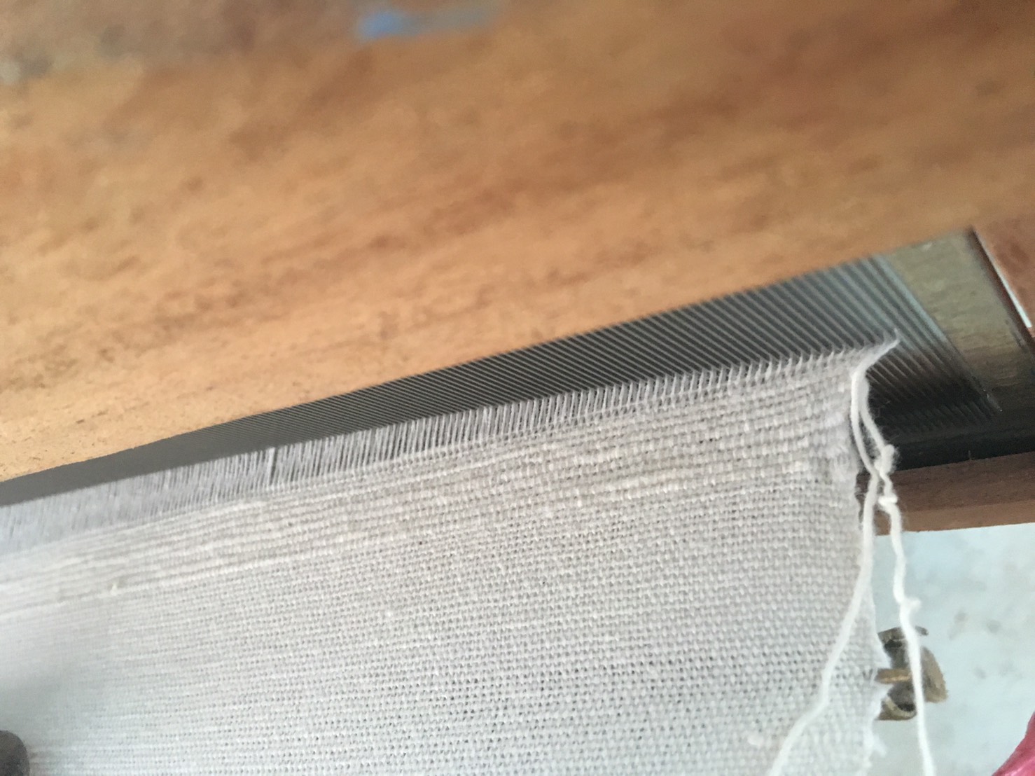 ผ้าฝ้ายทอมือ 1หลา สีธรรมชาติ Fabric Hand Weaved W 165cm Hand made