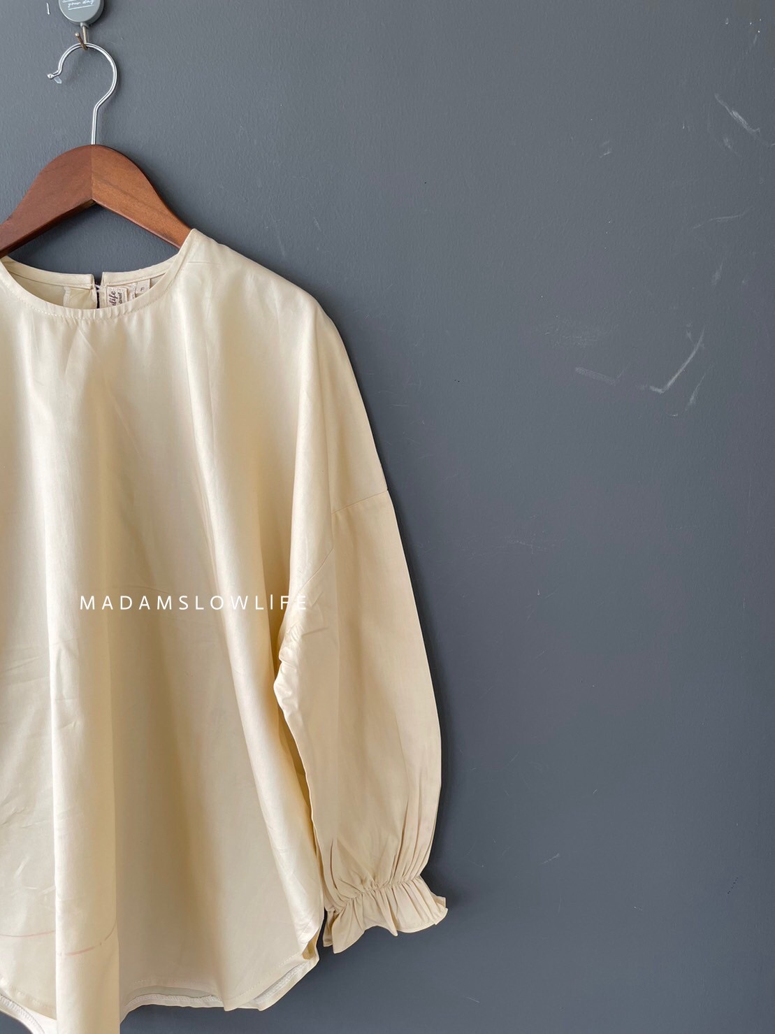 เสื้อทรงแขนเกาหลี เนื้อผ้าคอตตอนซาตินพรีเมียม