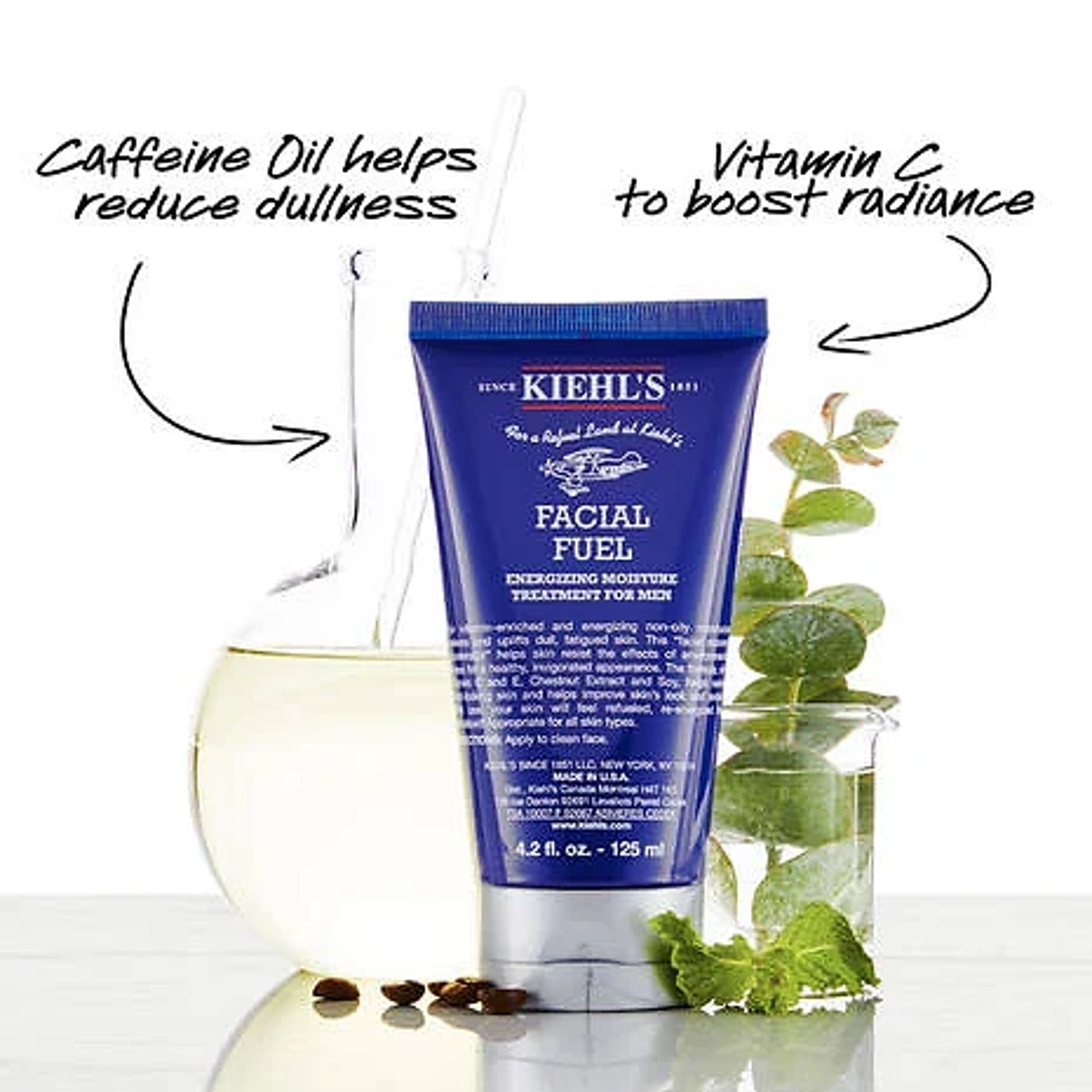 Kiehls Facial Fuel Energising Moisture Treatment For Men 125ml ครีมมอยซ์เจอร์ไรเซอร์บำรุงผิวหน้าสูตรพิเศษสำหรับผู้ชาย