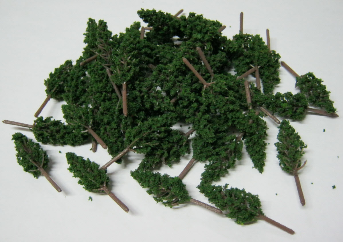 ต้นสน สูง 4.8 ซ.ม. (N Z scale) / 25 ต้น