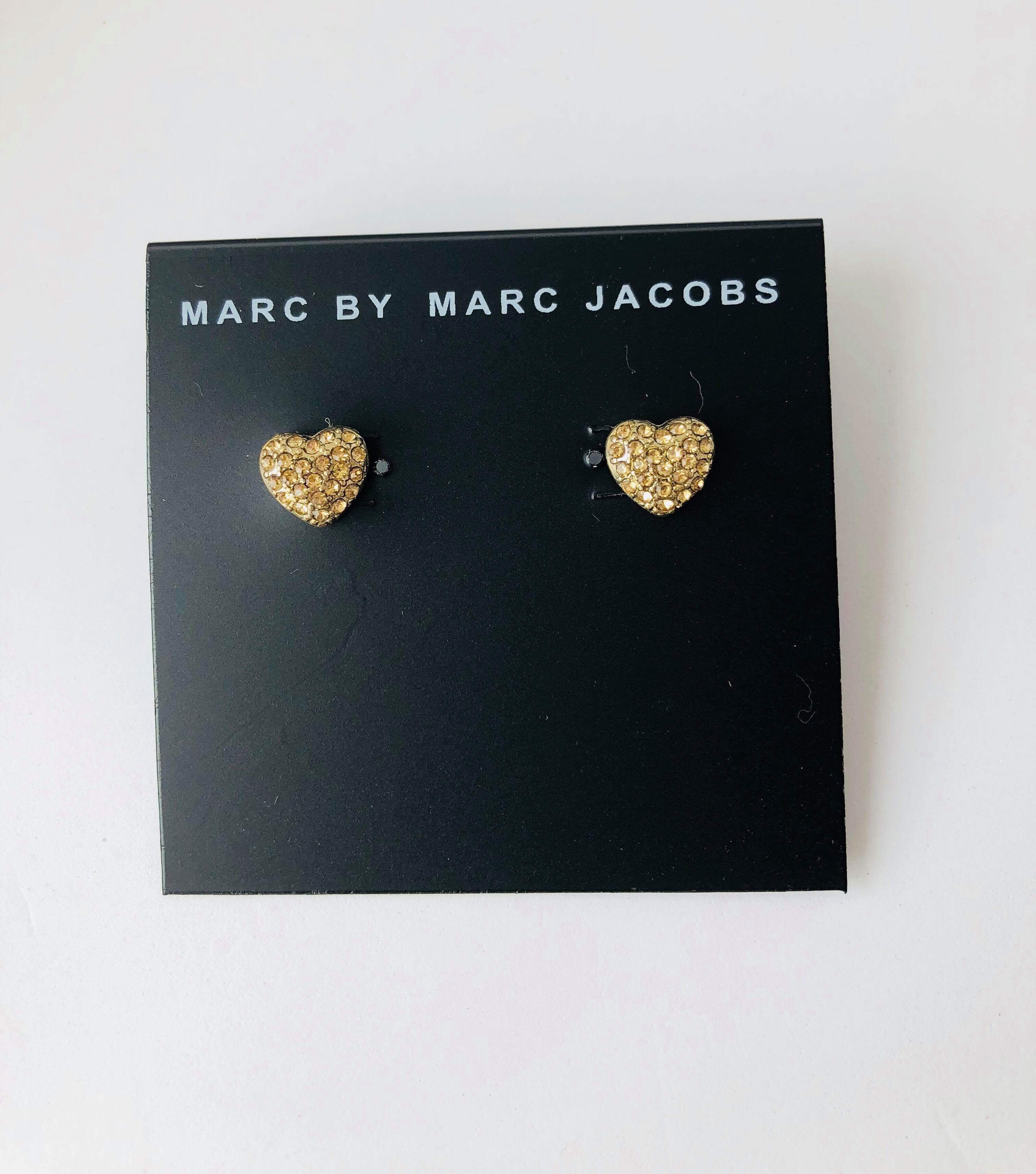 Marc by Marc Jacobs Holiday Pave Heart Studs Earring
