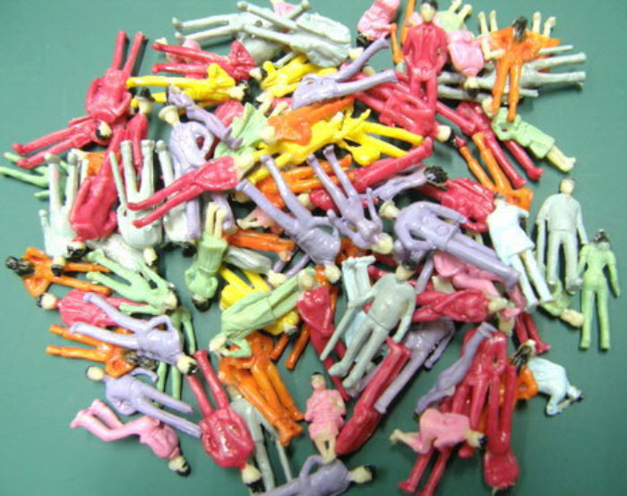 คน สเกล 1:75 คละแบบ สีเดียว / 50 ตัว