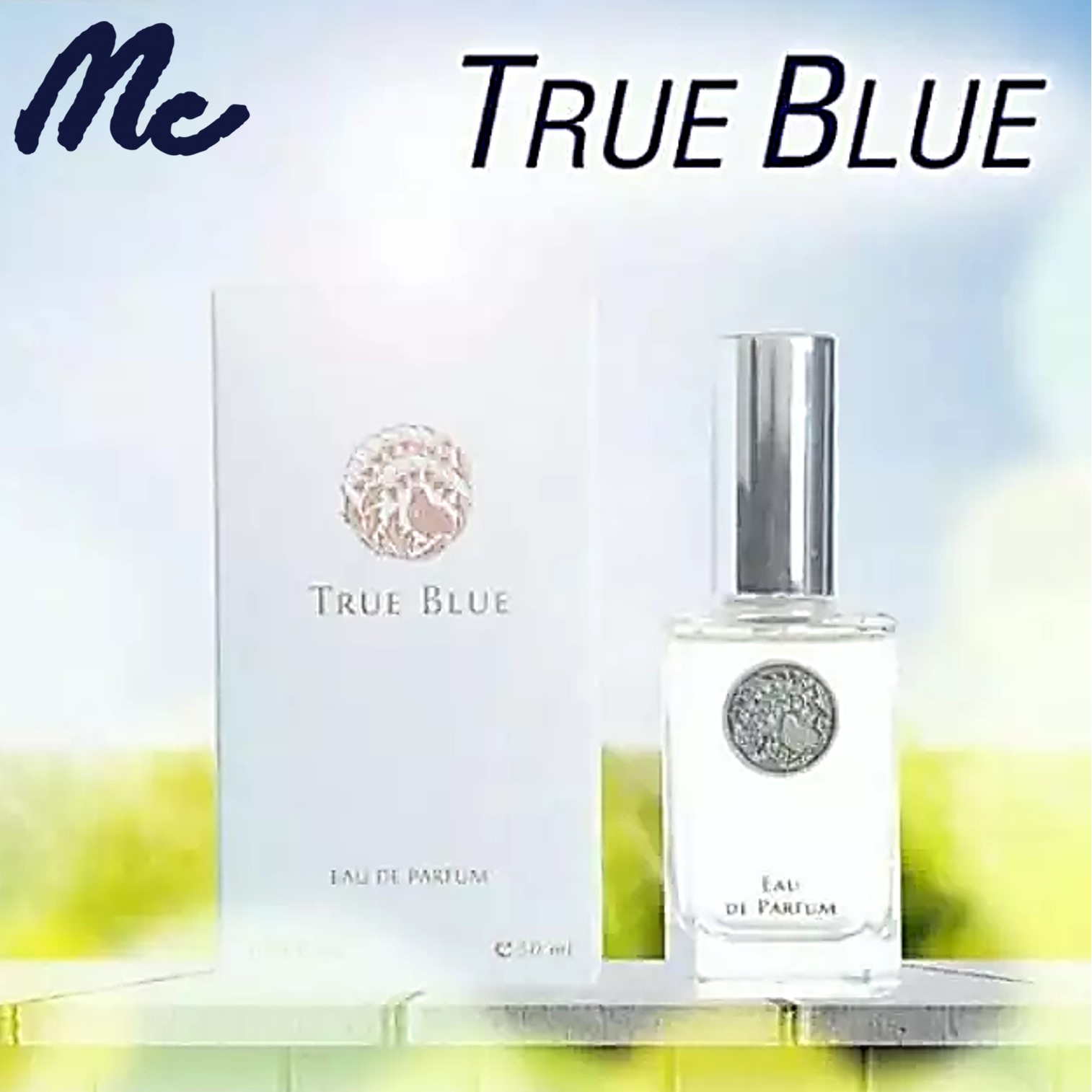 M&C True Blue Eau De Parfum 50ml น้ำหอมผู้ชายกลิ่นใหม่ล่าสุดลิขสิทธิ์แท้จาก Mc Jeans