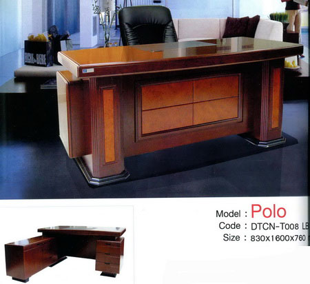 โต๊ะทำงานผู้บริหาร POLO 1.60 เมตร