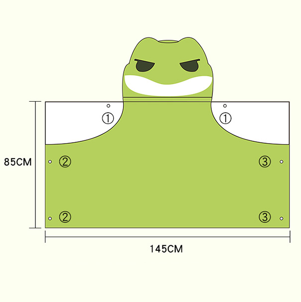 เสื้อคลุม เบาะ และตุ๊กตา Tabi Kaeru (Travel Frog)