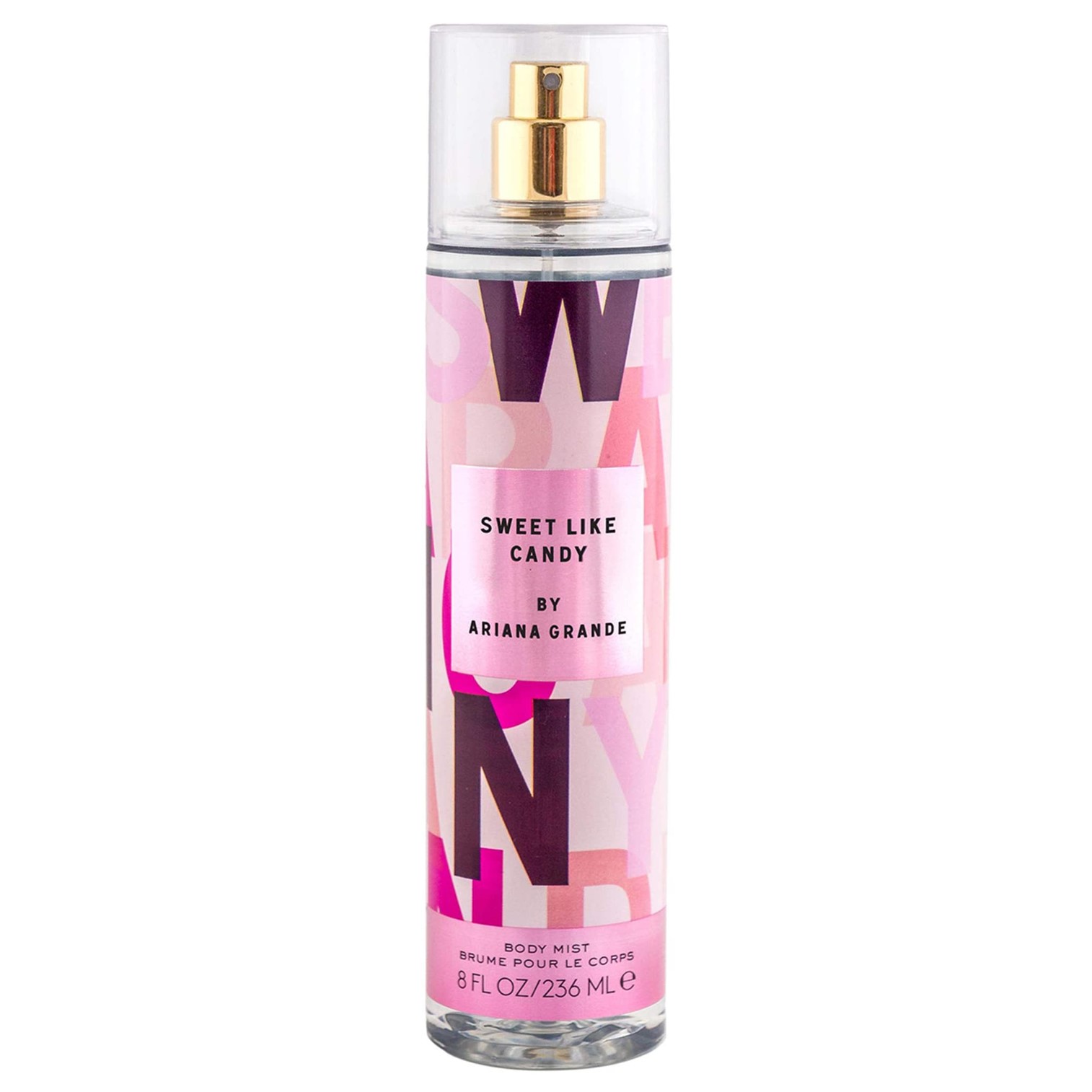 Ariana Grande Sweet Like Candy Body Mist 236ml สเปรย์น้ำหอมสำหรับผิวกายจากนักร้องสาวอาเรียน่า เกร็นเดกลิ่นหอมสุดพิเศษสินค้ารับประกันลิขสิทธิ์แท้