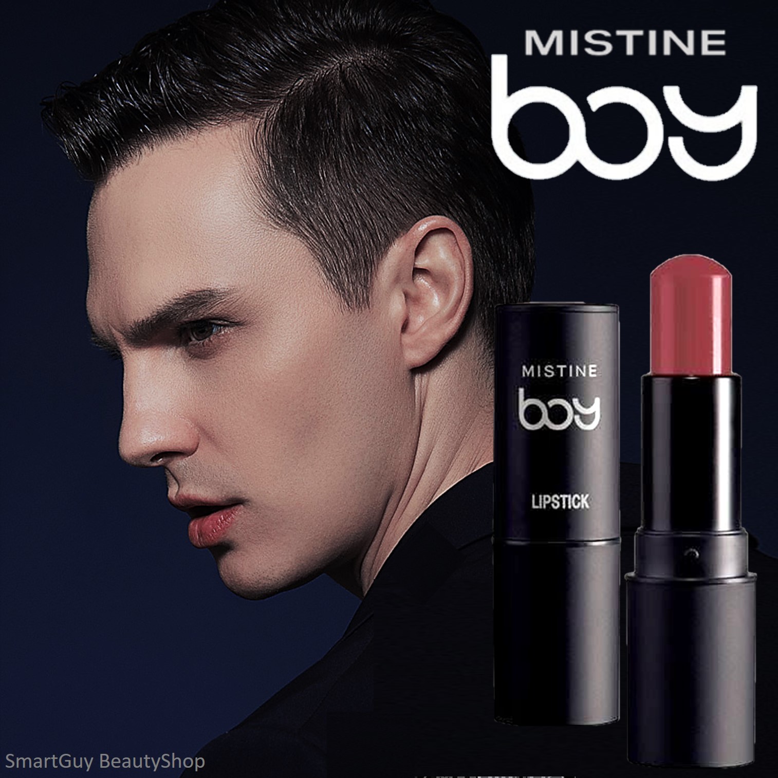 Mistine Boy Lip Color 01 ลิปสติกสำหรับผู้ชายหล่อดูดีเป็นธรรมชาติ มิสทีน บอย ลิป คัลเลอร์
