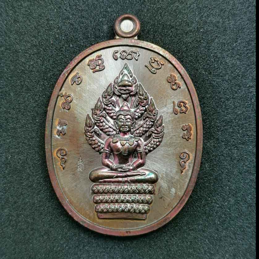 เหรียญพระนาคปรก หลวงปู่ฮก รุ่นเศรษฐี 59