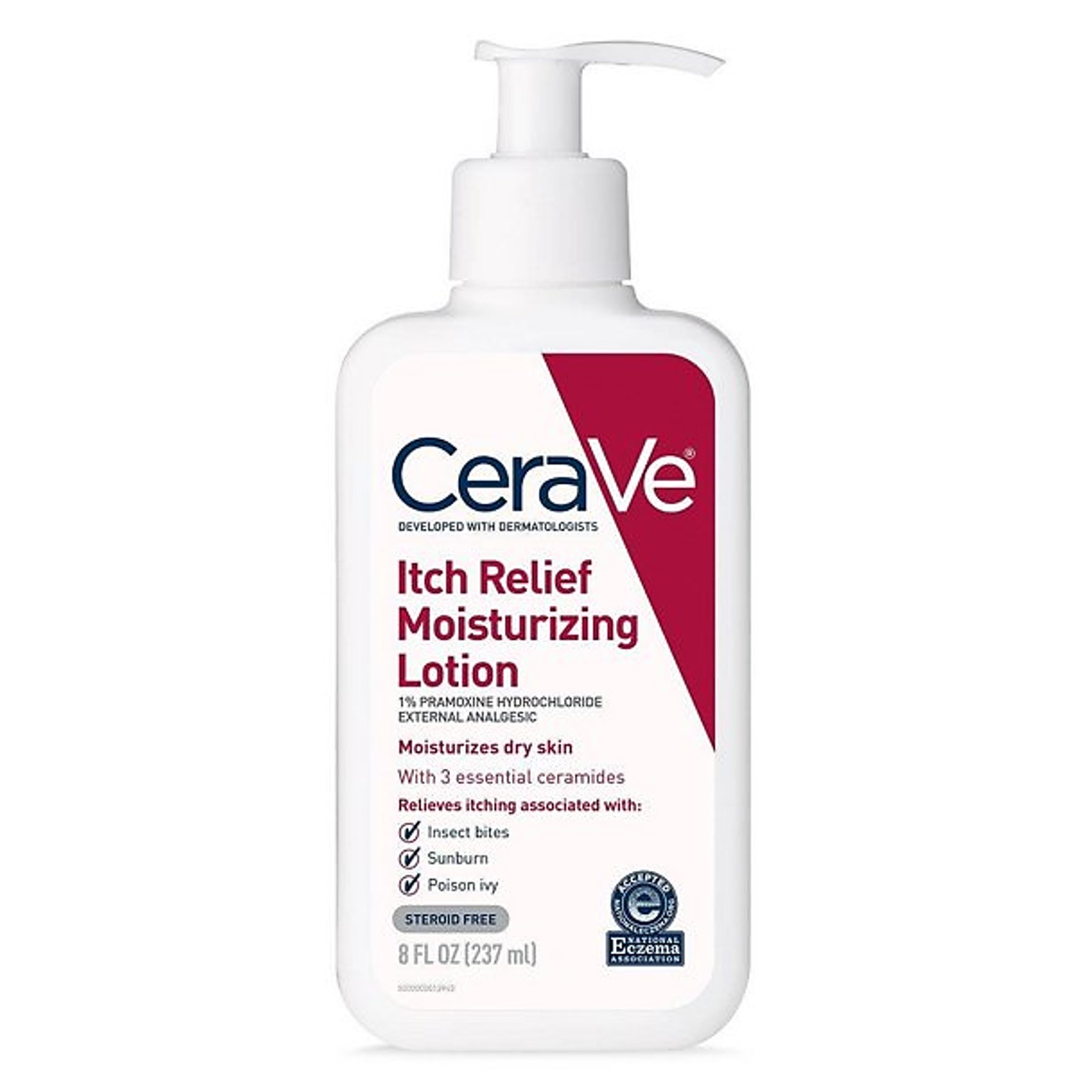 CeraVe Itch Relief Moisturizing Lotion 237ml โลชั่นบำรุงผิวกายสูตรพรีเมี่ยมสำหรับผิวแพ้ง่ายของแท้จากต่างประเทศ
