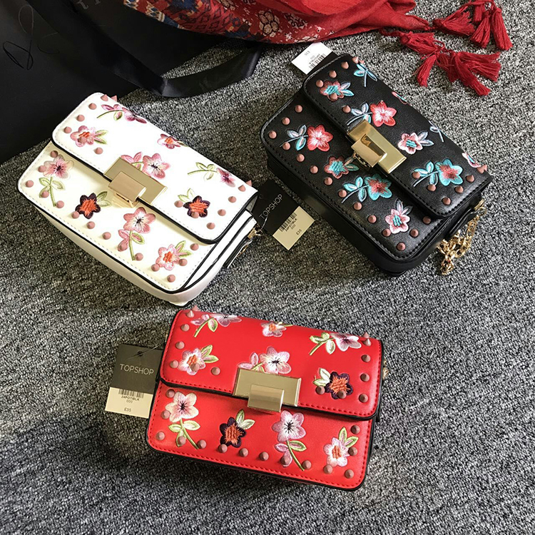 TOPSHOP Rosie Floral Study Crossbody Bag