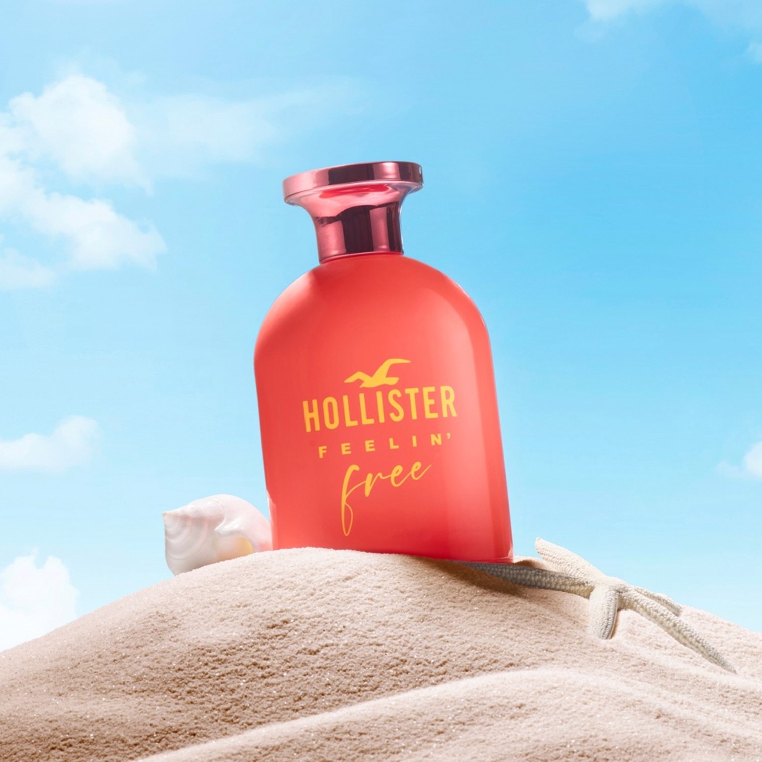 Hollister Feelin’ Free For Her Eau de Parfum 100ml น้ำหอมสำหรับผู้หญิงกลิ่นหอมใหม่สุดพิเศษรับประกันลิขสิทธิ์แท้นำเข้าจากออสเตรเลียพร้อมส่ง