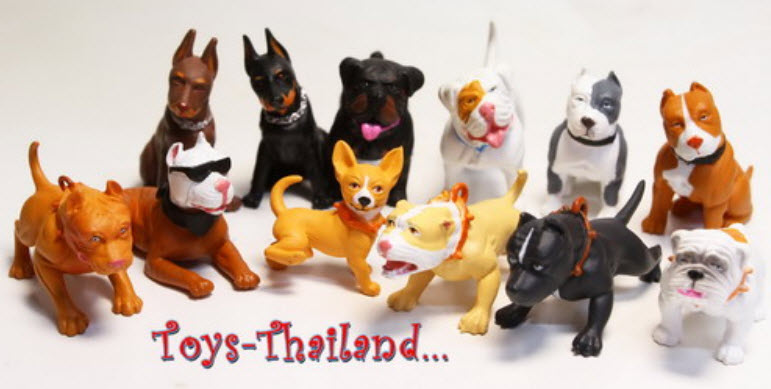 โมเดลสุนัขจิ๋ว Hood Hound Series - 1 ครบชุด 12 ตัว