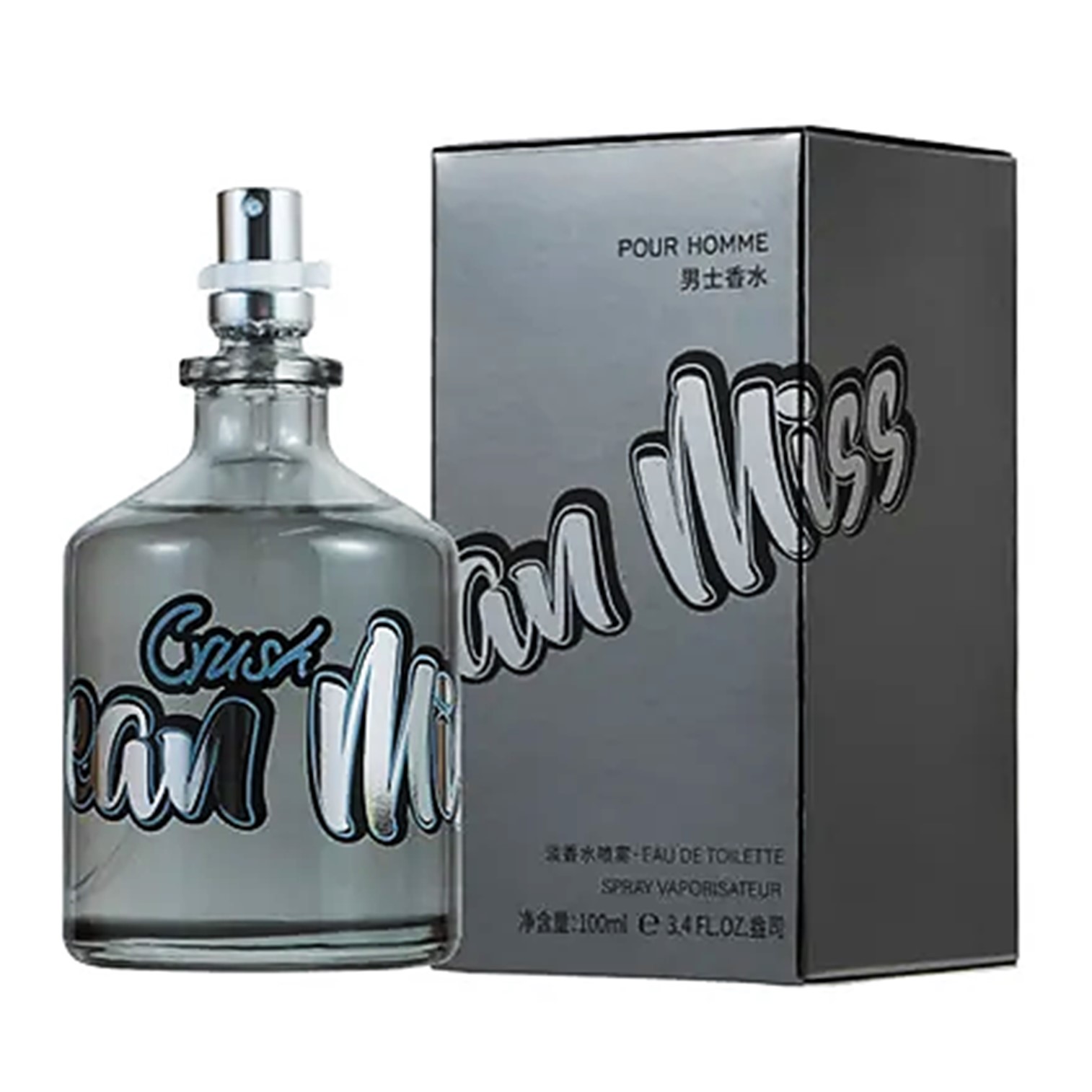 Jean Miss Crush Pour Homme Eau De Toilette 100ml น้ำหอมผู้ชายกลิ่นหอมเย็นผสานความคลาสสิคสุดพิเศษสินค้านำเข้าจากต่างประเทศพร้อมส่ง