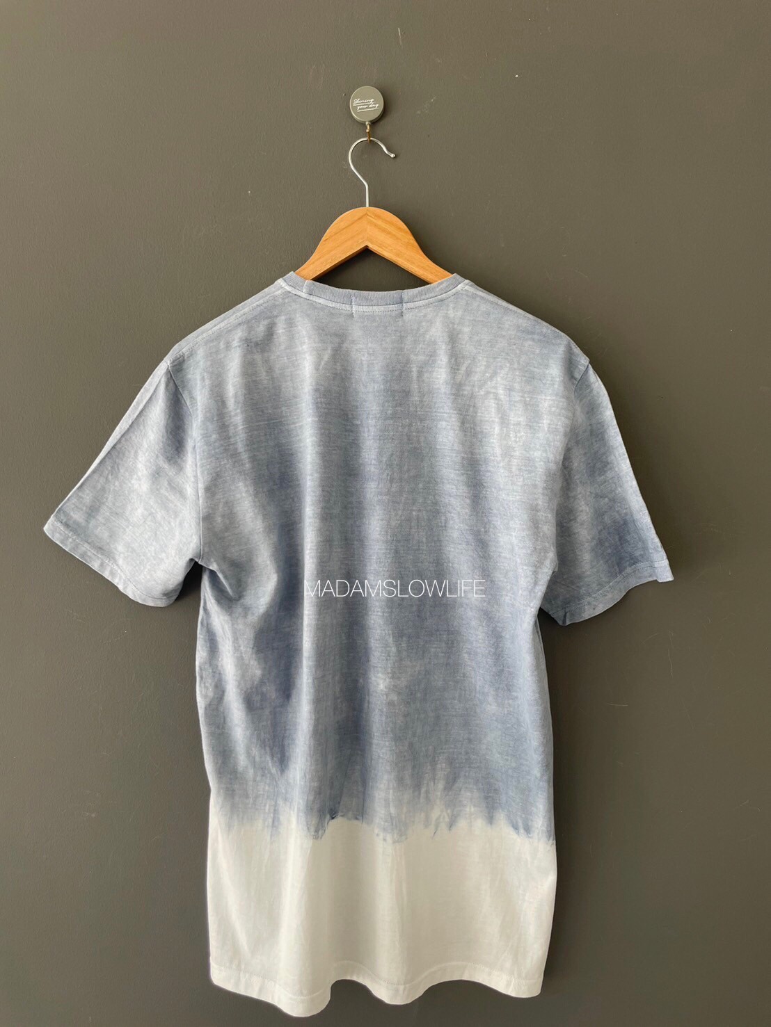 เสื้อยืด ผู้ใหญ่ พิมพ์ลายช้าง มัดย้อมสีธรรมชาติ XS S M L XL 2XL