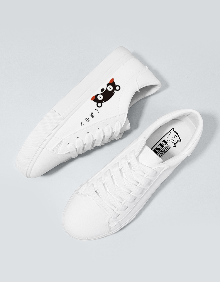 รองเท้าผ้าใบสไตล์ญี่ปุ่น ลาย Kumamon