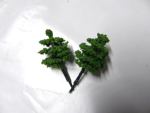 ต้นไม้ สเกล 1:250 สูง 5 ซ.ม. / ชุด 10 ต้น