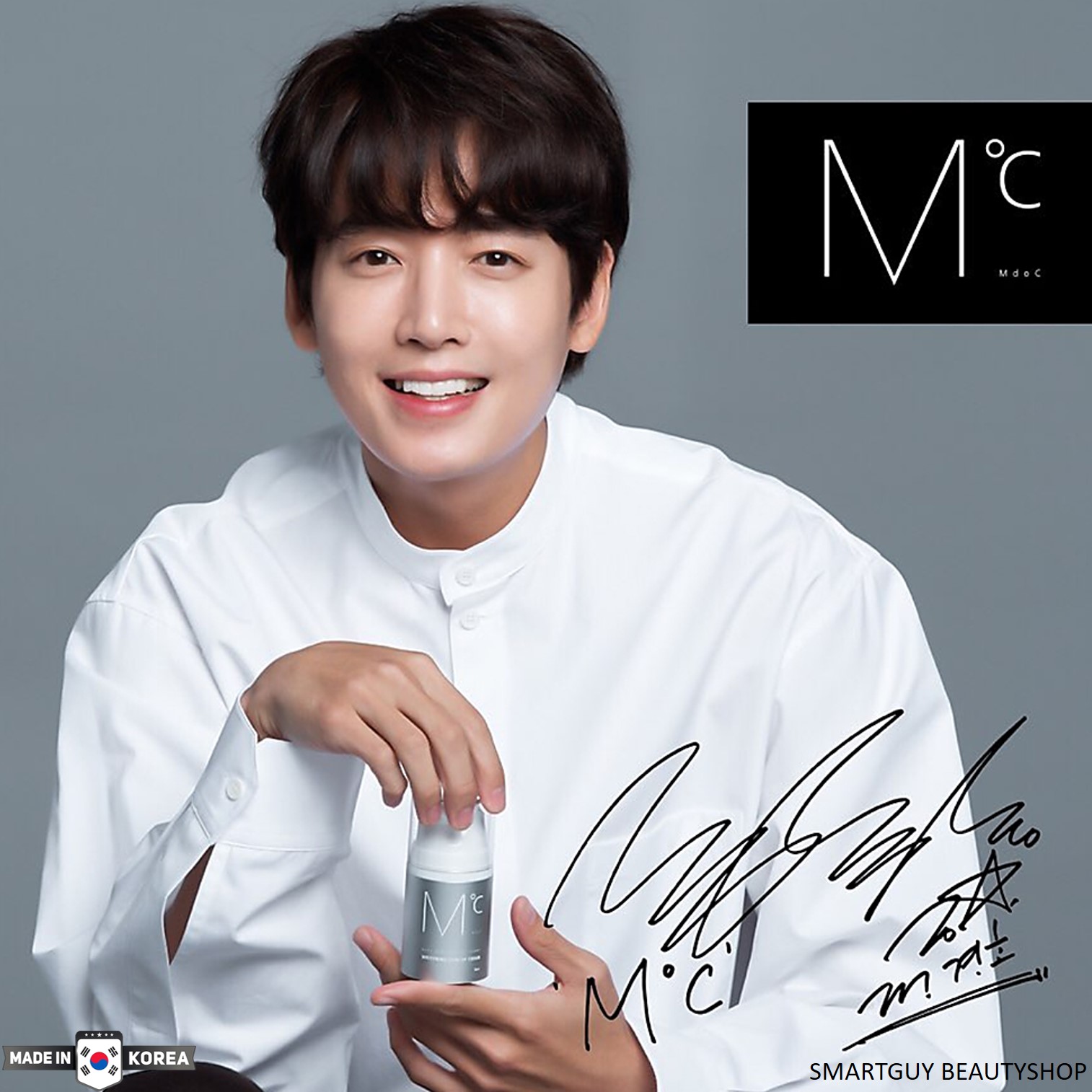 Mdoc Whitening Tone Up Cream 50ml Made In Korea ครีมโทนอัพปรับแต่งผิวหน้าเรียบเนียนกระจ่างใสสำหรับผู้ชายจากเกาหลีของแท้