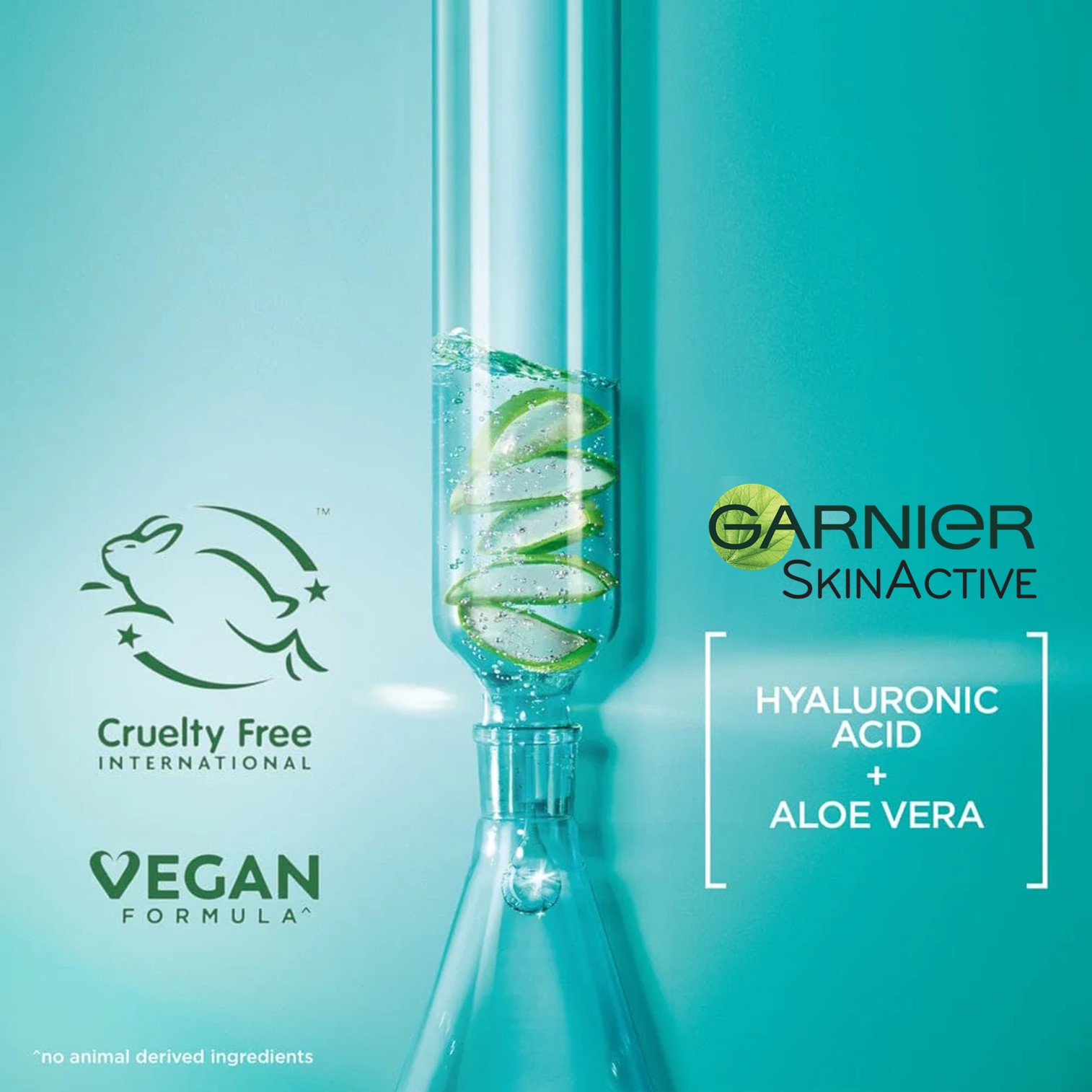 Garnier SkinActive Hyaluronic Aloe Gel Cleanser 200ml ผลิตภัณฑ์ทำความสะอาดผิวหน้ากระจ่างใสแลดูอ่อนกว่าวัยสูตรพิเศษสินค้านำเข้าจากออสเตรเลียของแท้พร้อมส่ง