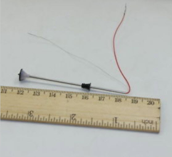 เสาไฟทางเดินโคมเดี่ยว 3V สูง 7 ซ.ม. สีดำ / 5 ต้น