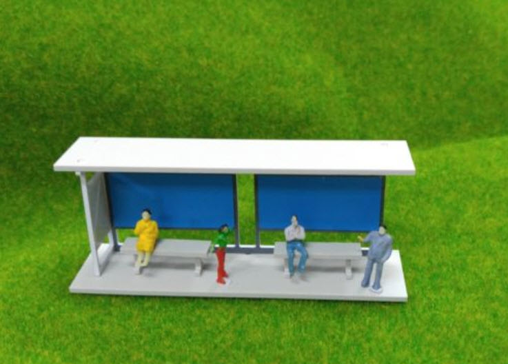 ที่พักผู้โดยสารรถประจำทาง สเกล 1:87