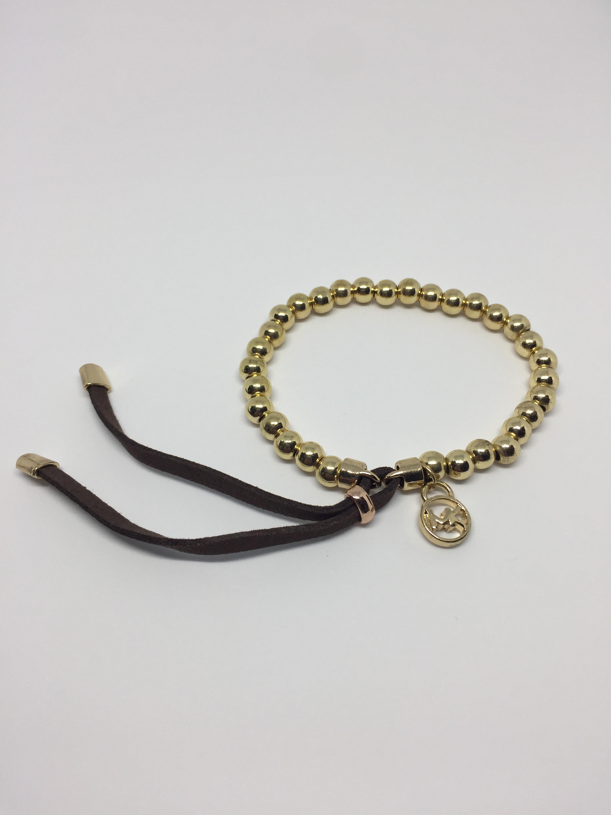 MK Bead Stretch Bracelet