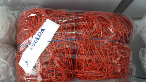 ตาข่ายประตู ฟุตบอล 11 คน chada รุ่น เส้น เล็ก, ใหญ่, ใหญ่พิเศษ, แดง, คูลาลอน (เฉพาะตาข่าย) k+n