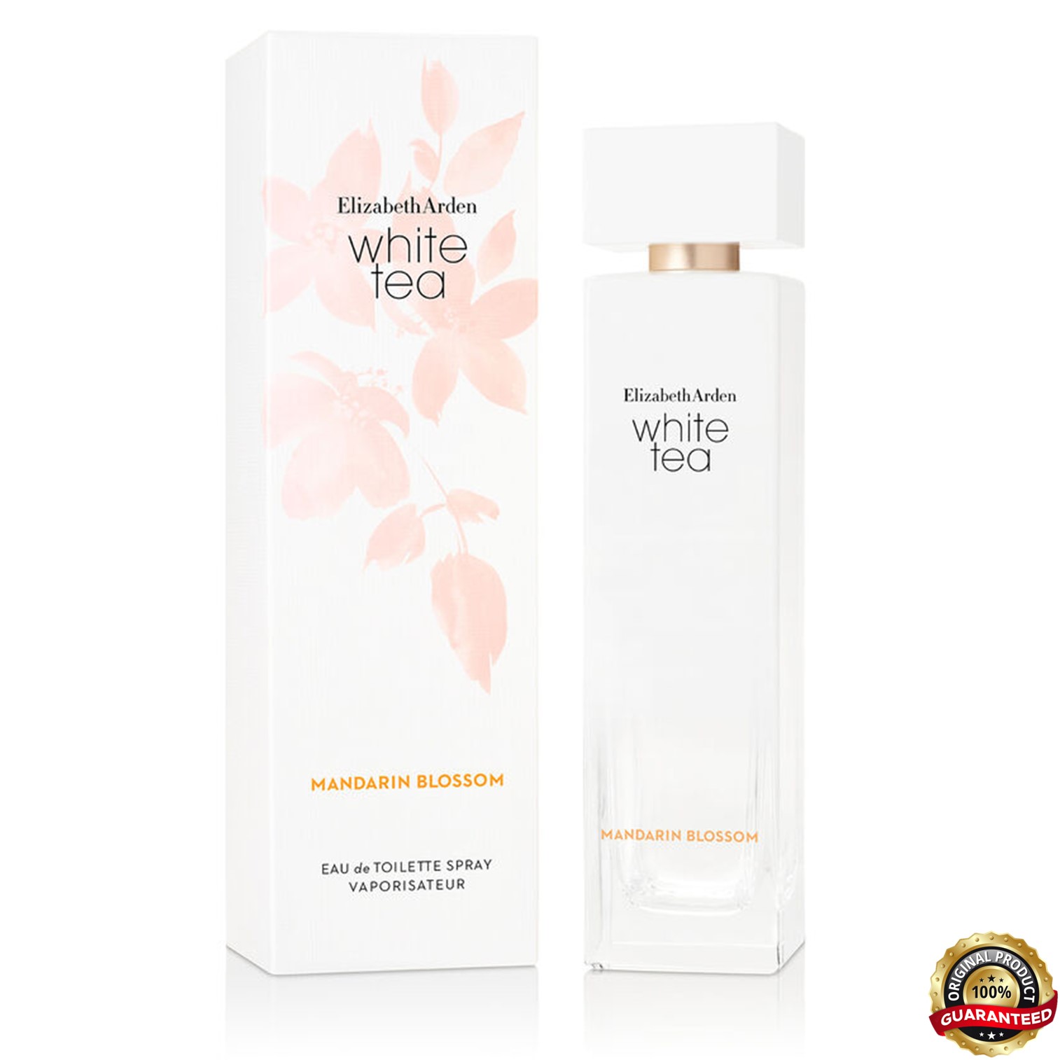 Elizabeth Arden White Tea Mandarin Blossom Eau De Parfum 100ml น้ำหอมลิขสิทธิ์แท้กลิ่นใหม่รุ่นพิเศษจากอลิซเบทอาร์เด็นสินค้านำเข้าจากต่างประเทศพร้อมส่ง
