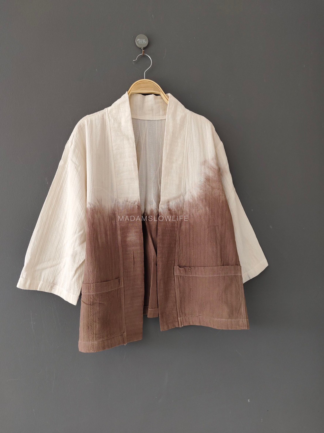 เสื้อคลุมยูกาตะ มี 2 สีครามและน้ำตาล size: F (รับผลิตออเดอร์)