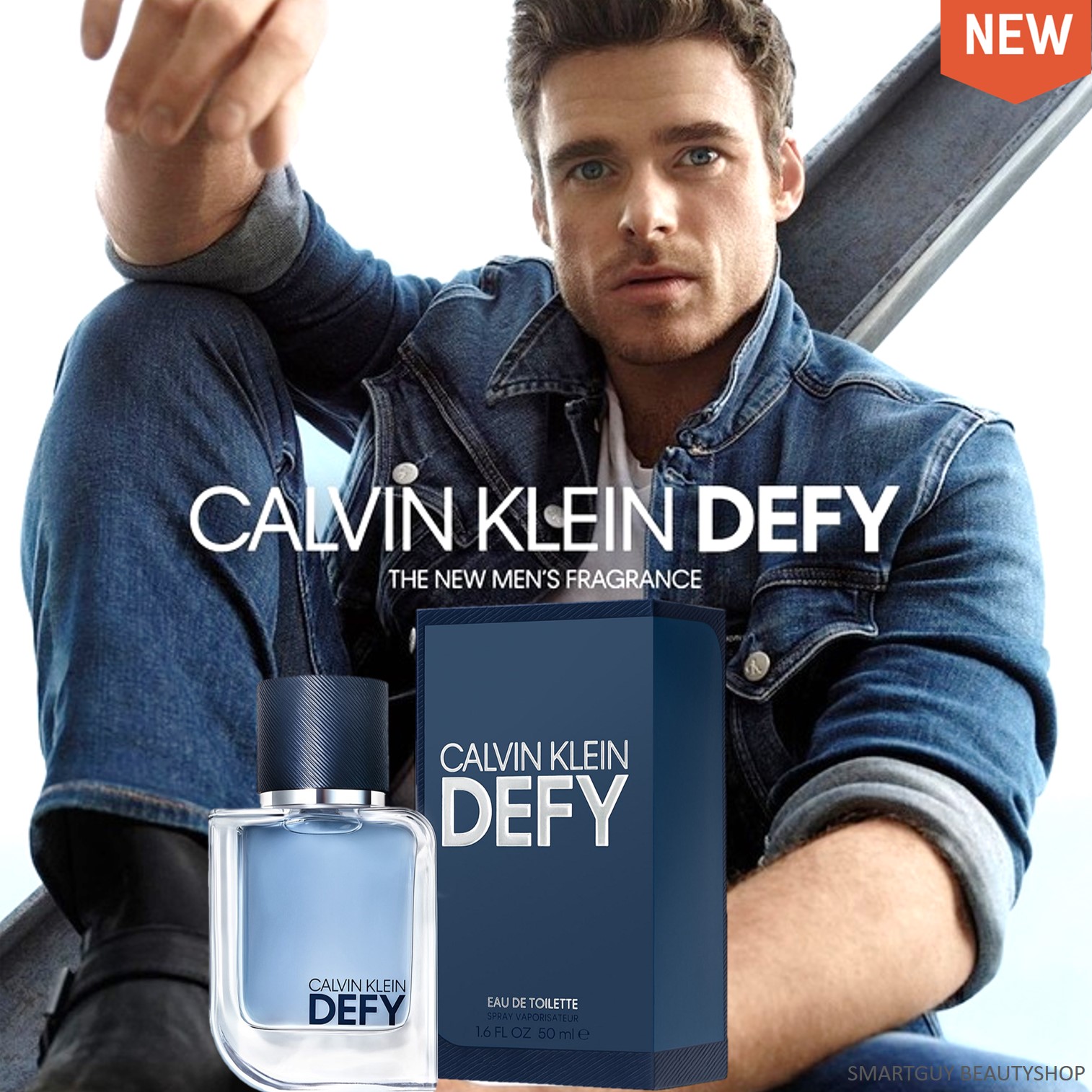 Calvin Klein DEFY Eau De Toilette Spray 50ml น้ำหอมลิขสิทธิ์แท้กลิ่นใหม่สำหรับคุณผู้ชาย