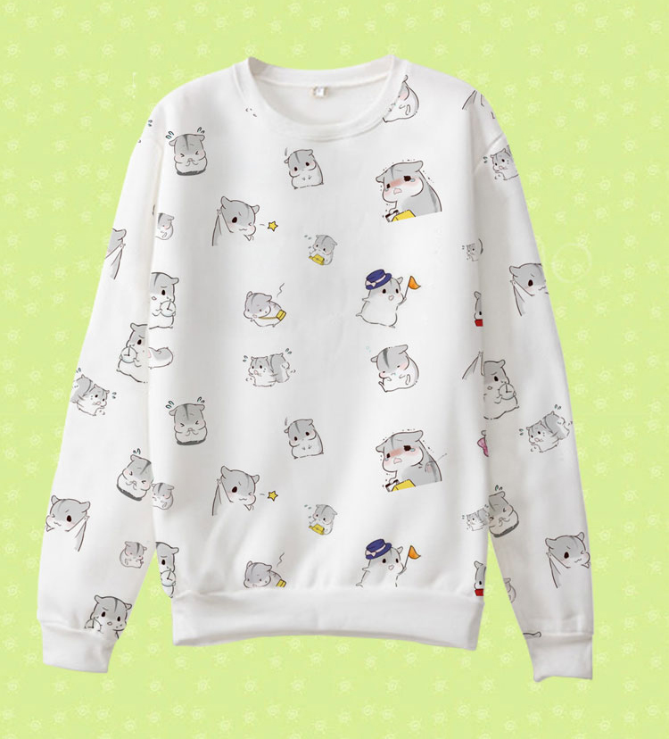 เสื้อกันหนาว ลาย Hamtaro