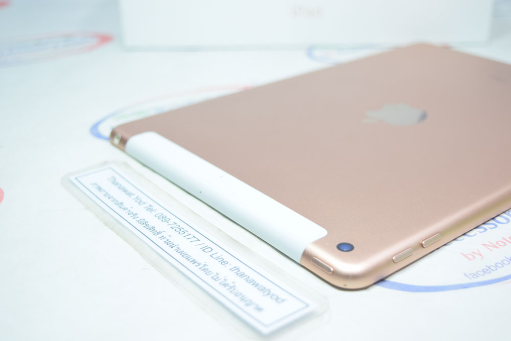 ขาย iPad Gen 6 128GB Wifi+Cellular Gold ใส่ซิมได้ ศูนย์ไทย แบตปกติ ครบกล่อง