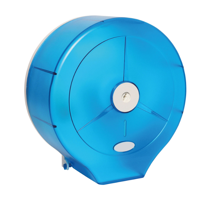 กล่องกระดาษชำระม้วนใหญ่ จัมโบ้โรล สีฟ้า