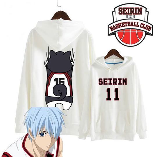 เสื้อกันหนาว ลาย Kuroko No Basket