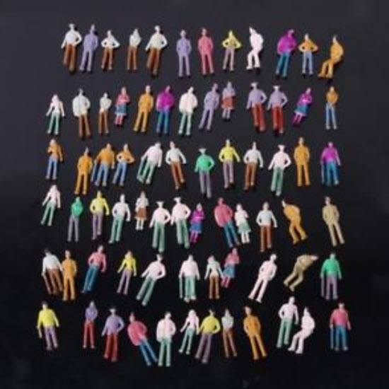 คน สเกล 1:75 คละแบบ / 50 ตัว