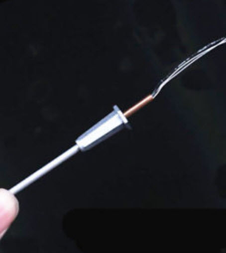 เสาไฟโลหะ LED 3 โวลต์ สูง 10 ซ.ม. / ต้น