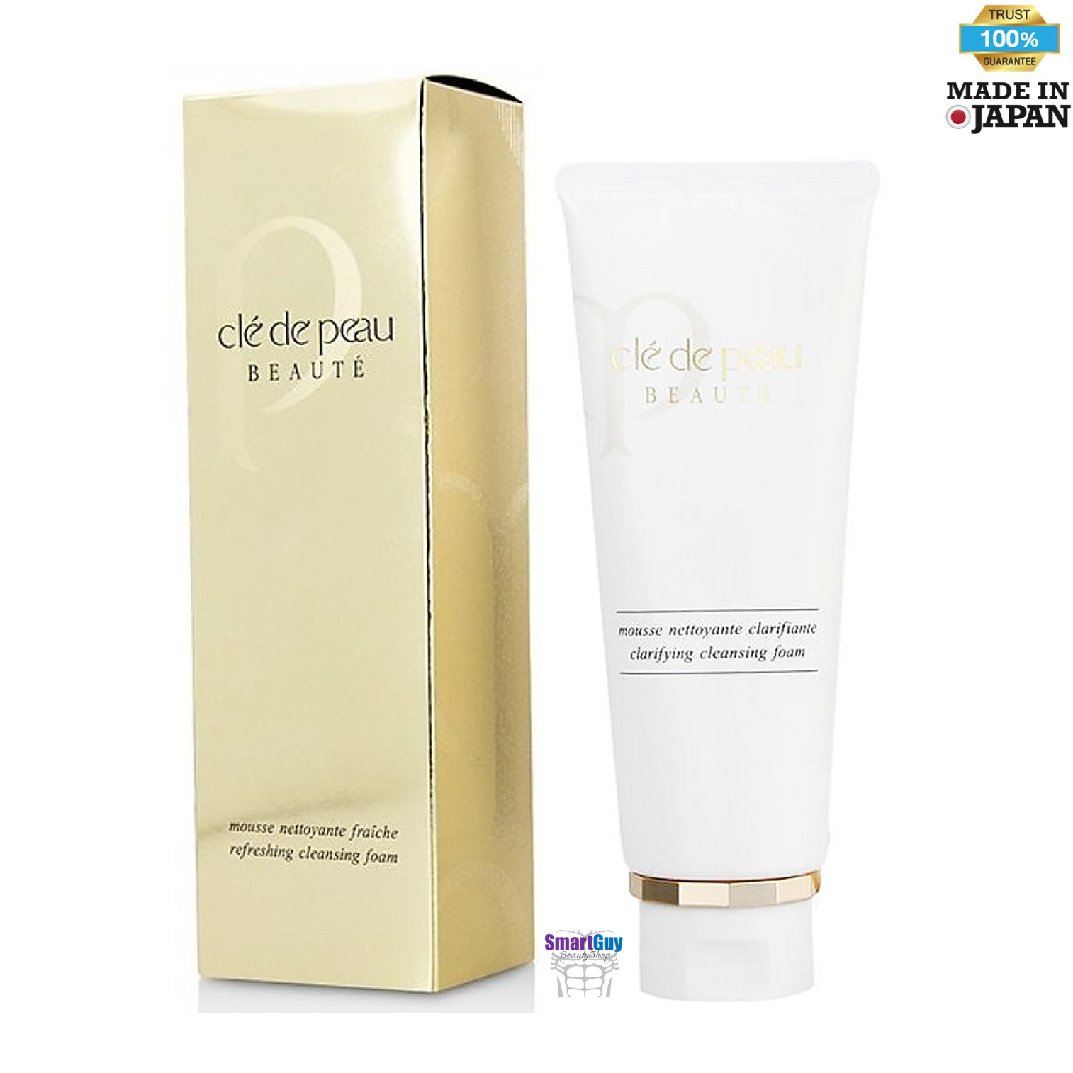 คลีนซิ่งโฟมทำความสะอาดผิวหน้าของแท้จากญี่ปุ่นสูตรพิเศษ Cle De Peau Beaute Mousse Nettoyante Adoucissante Softening Cleansing Foam 125g.
