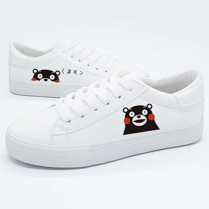 รองเท้าผ้าใบสไตล์ญี่ปุ่น ลาย Kumamon